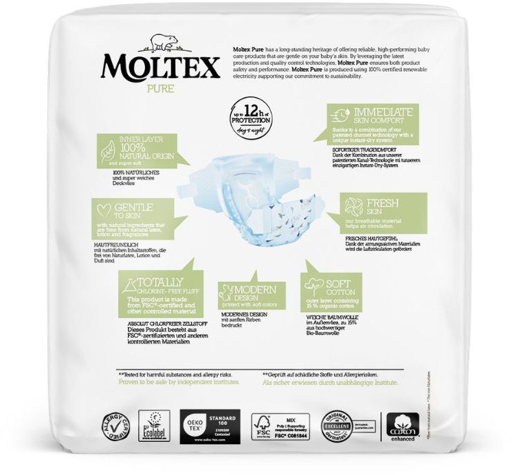 Moltex Plenky Pure XL 16+ kg 21 ks