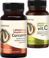 Nupreme Liposomal Vitamín C + Liposomal Curcumin 2 x 30 kapslí