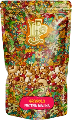 Lifelike Granola Protein malina 400 g