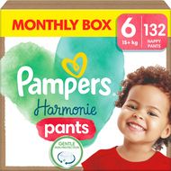 Pampers Pants Harmonie velikost 6 Plenkové Kalhotky, měsíční balení 132 ks