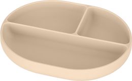 Petite&Mars Talířek silikonový dělící oválný Take&Match Desert Sand 6m+