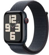 Apple Watch SE (2024) Cellular 40mm Temně inkoustový hliník s inkoustově provlékacím řemínkem