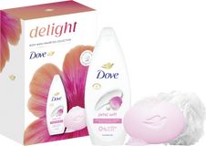 Dove Petal Soft kazeta se sprchovou houbou