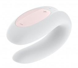 Satisfyer Párový vibrátor Double Joy bílý