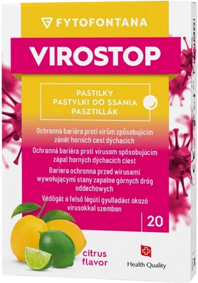 Fytofontana VIROSTOP pastilky citrus 20 ks