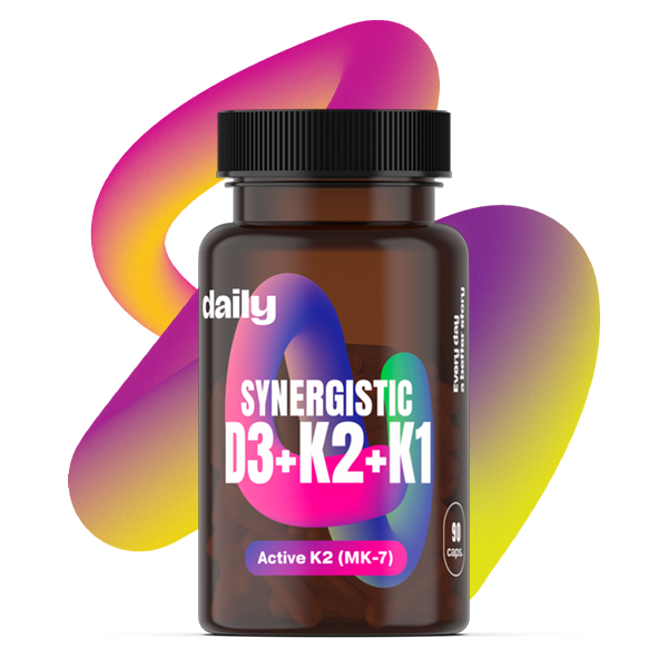 daily Synergistic D3 + K2 + K1