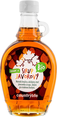 Country Life Sirup javorový Grade A BIO 250 ml