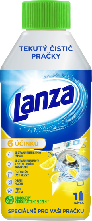 Lanza Tekutý čistič pračky Lemon 250 ml