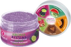 Dermacol Aroma Moment antistresový tělový peeling hrozny s limetkou 200 g