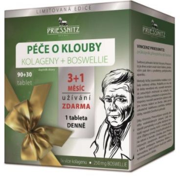 Priessnitz Péče o klouby Kolageny+Boswellie 120 tablet
