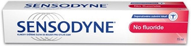 Sensodyne No Fluoride zubní pasta 75ml