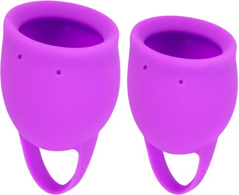 Lola Games Sada menstruačních kalíšků Natural Wellness Fialový Tulipán 2 ks