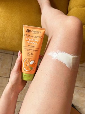 laSaponaria Hydratační tělový krém s BIO arganem a vit. C 200 ml