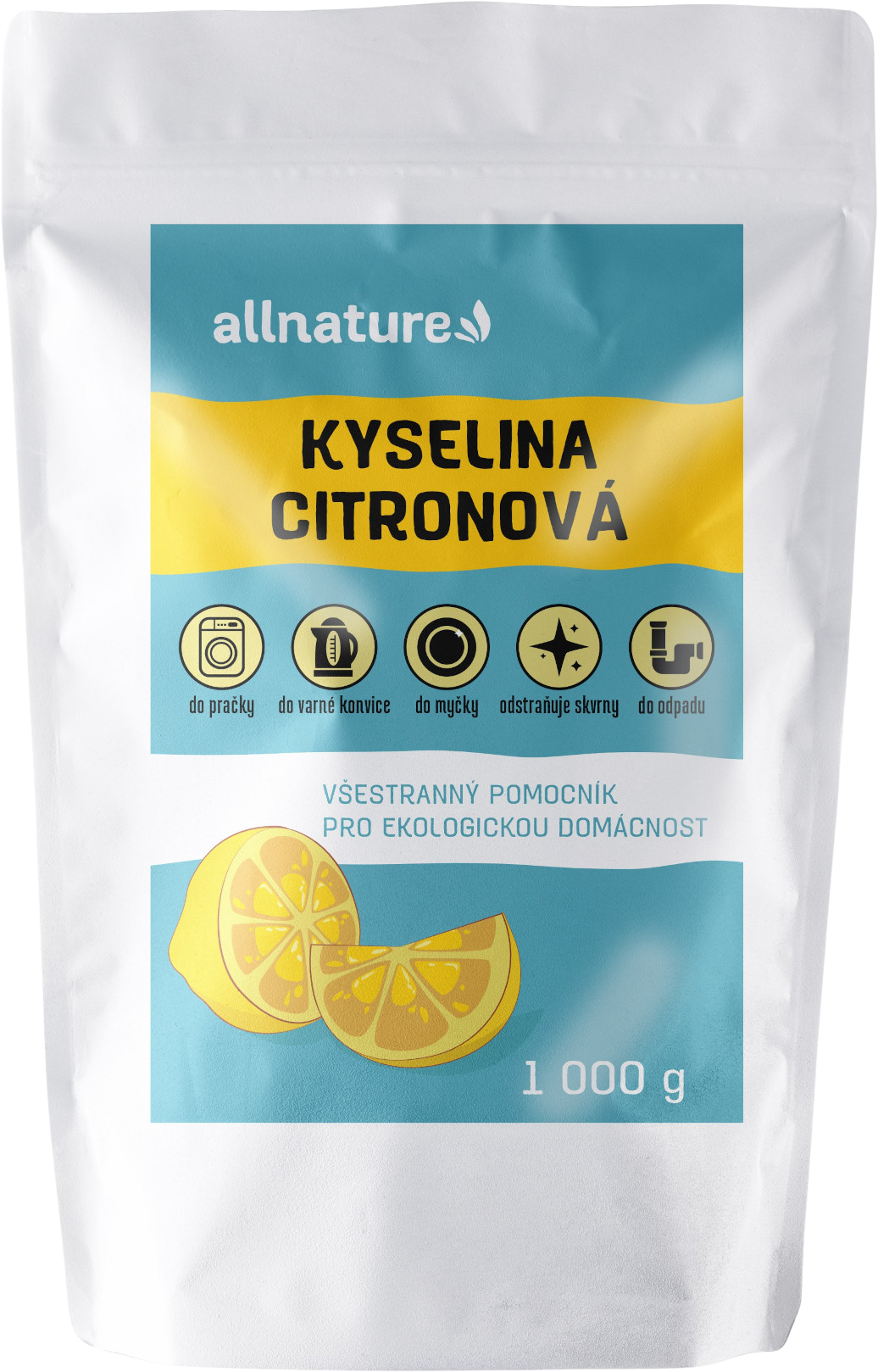 Allnature Kyselina citronová 1000 g