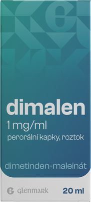 Dimalen 1 mg/ml perorální kapky, roztok 20 ml
