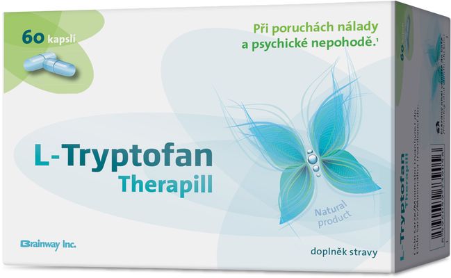 Brainway L-Tryptofan Therapill 60 kapslí