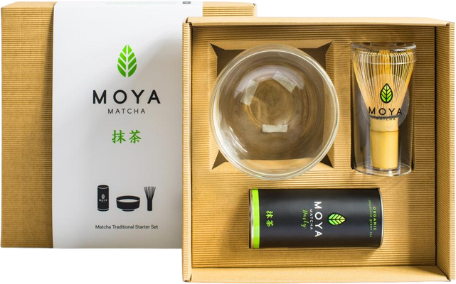 Moya Starter Set Matcha Daily & Skleněná miska