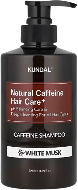 Kundal Natural Caffeine Hair Care, White Musk 500 ml