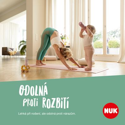 Nuk Láhev Mini-Me PP Flip, zelená 450 ml
