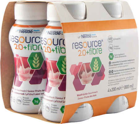 Resource 2.0 Fibre Lesní plody 4 x 200 ml