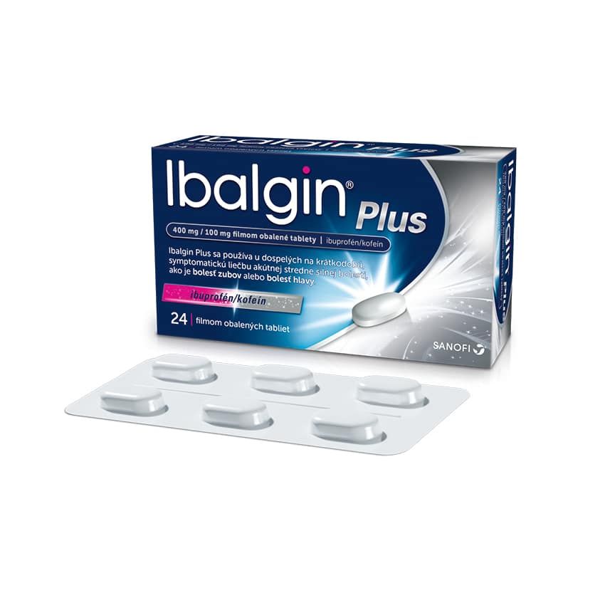 Ibalgin Plus 400 mg/100 mg 24 tabliet