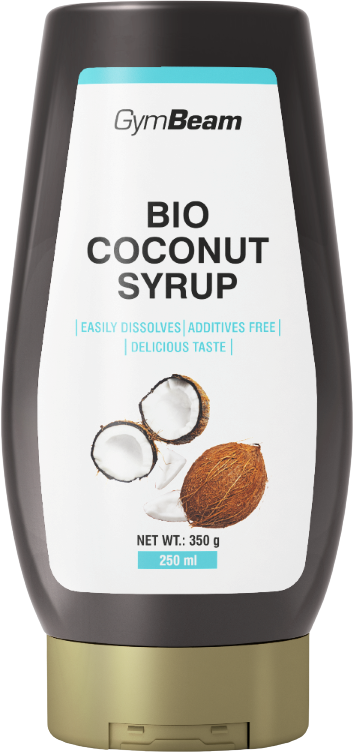 GymBeam BIO Kokosový sirup 250 ml