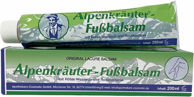Primavera Alpenkräuter - Fussbalsam Balzsam lábra alpesi gyógynövényekből 200 ml