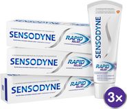 Sensodyne Zubní pasta pro citlivé zuby Rapid 3 x 75 ml