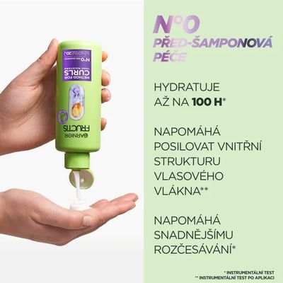 Garnier Fructis Curls Method před-šamponová péče pro suché vlnité a kudrnaté vlasy 200 ml