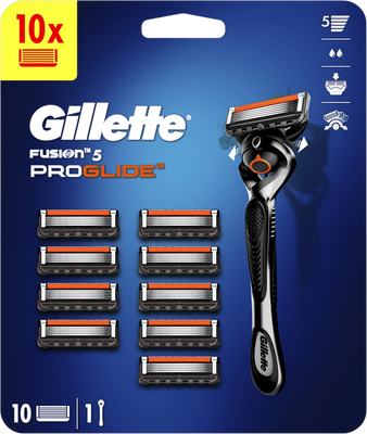 Gillette ProGlide Flexball strojek + 10 hlavic