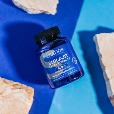 Natios Shilajit Extra Strength 500 mg 90 kapslí