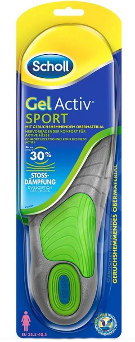 Scholl Gel Active dámské sportovní gelové vložky 1 pár 2 ks