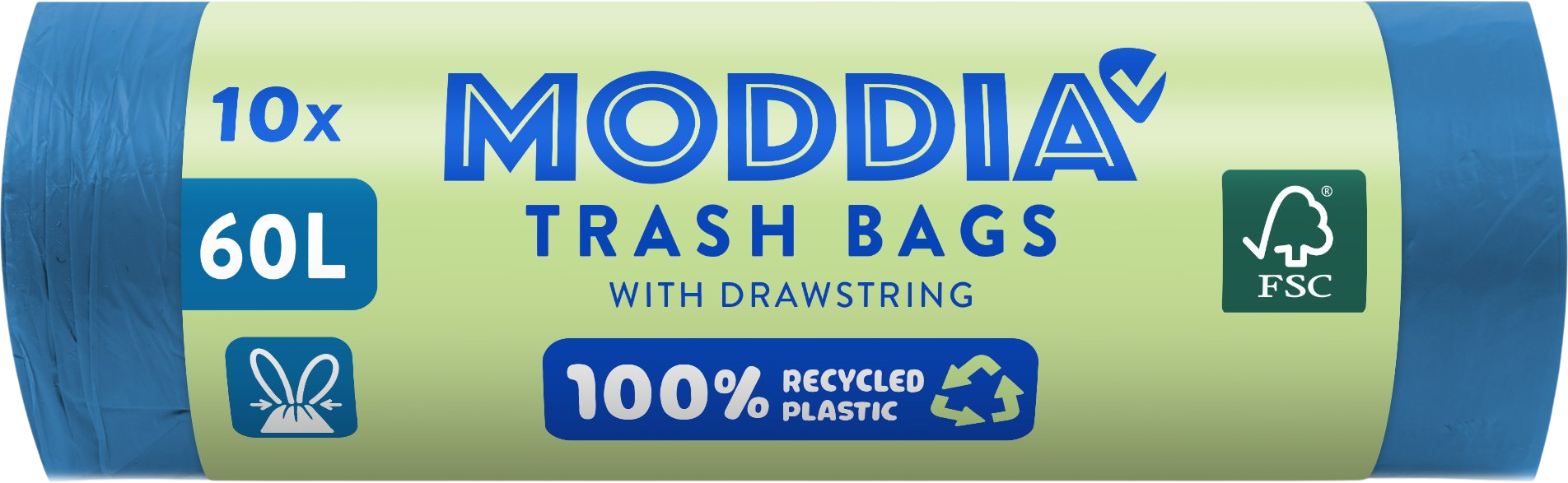 Moddia Odpadkové pytle se zatahovací páskou 10 x 60 l