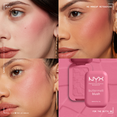 NYX Professional Makeup Buttermelt Blush 06 Fot The Butta pudrová tvářenka
