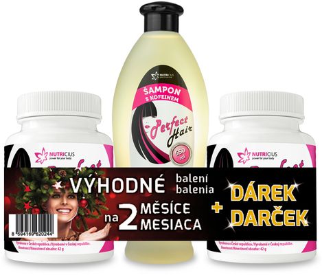 Perfect Hair NEW – methionin 500mg 200 tablet + dárek 2 x 100 tablet