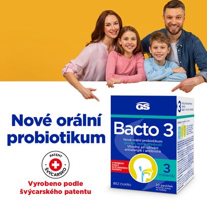 GS Bacto 3, 20 pastilek
