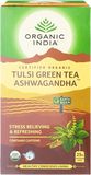 Organic India Tulsi se zeleným čajem a Ašvagandou BIO 25 ks