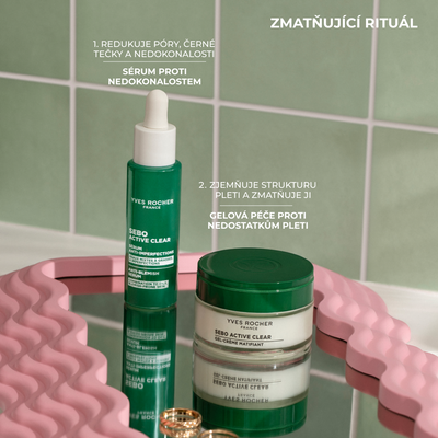 Yves Rocher Sebo Active Clear Gelová péče proti nedostatkům pleti 50 ml
