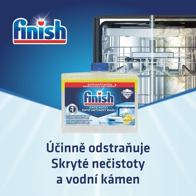 Finish Čistič myčky Lemon Sparkle 250 ml