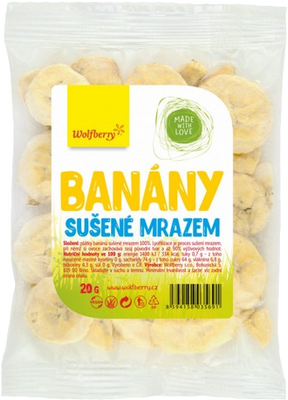 Wolfberry Banány lyofilizované 20 g