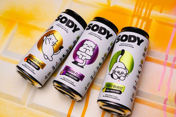 SODY Funkční soda Mango Dash 330 ml