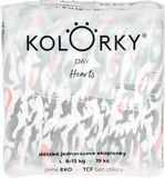 Kolorky DAY Srdce vel. L (8-13 kg) 19 ks