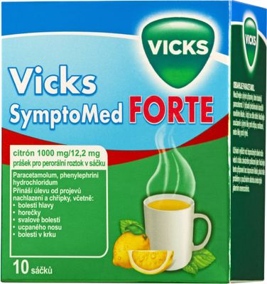 Vicks Symptomed Forte citron sáčky 10 ks