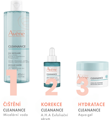 Avène Cleanance Micelární voda - akné 400 ml