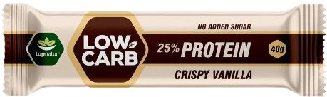 Topnatur Topnatur Low Carb Proteinová tyčinka - Crispy Vanilla 40 g