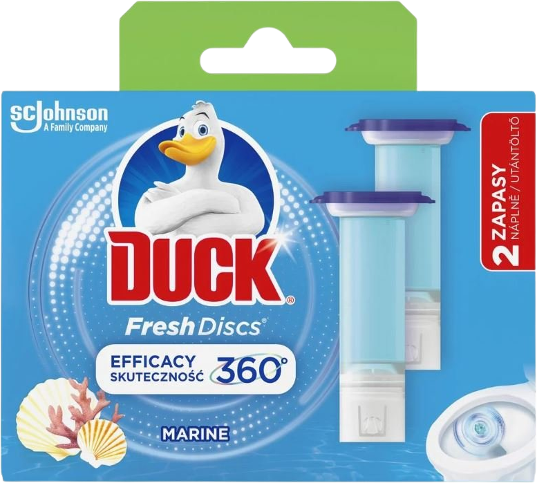 Duck WC blok Fresh Discs Marine 2 x 36 ml