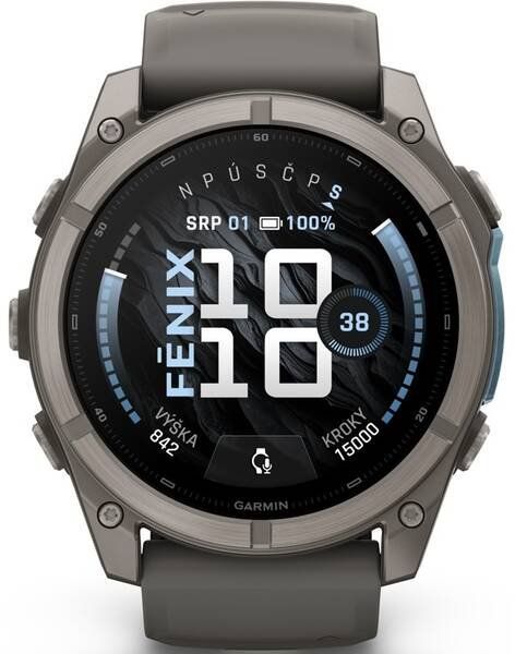 Garmin fenix 9 51mm AMOLED Pebble Gray