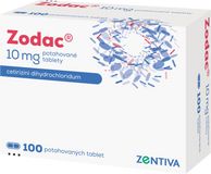 Zodac 10 mg 100 tablet