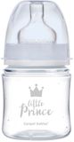 Canpol babies Lahev se širokým hrdlem ROYAL BABY modrá 120 ml