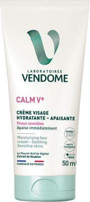 Vendome CALM V+ Zklidňující hydratační krém na obličej 50 ml